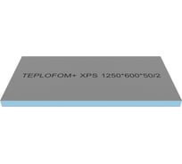 Теплоизоляционная панель Teplofom+ 1250x600x50 мм, двухсторонний слой, упаковка 4 шт. 4/50/2