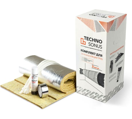 Комплект для звукоизоляции труб ТехноСонус 1400600001