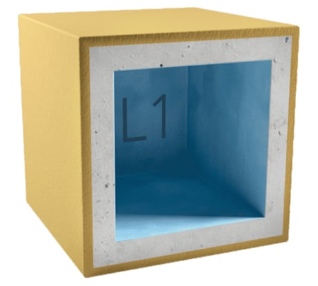 Короб для светильника ТехноСонус АкустикГипс Бокс AcousticGyps Box L1 1400500005