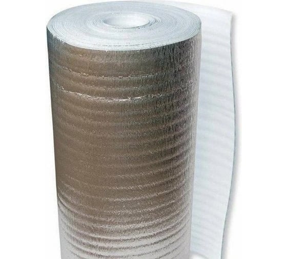Подложка с отражающим слоем Доминар лавсан, Profi 10 мм, 1.05x7 м C53085