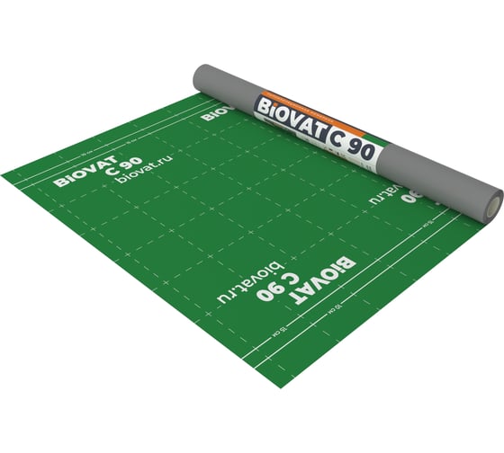 Пароизоляция BIOVAT С 90, 90 г/м2, 1.5x50 м, 75 м2 BV022