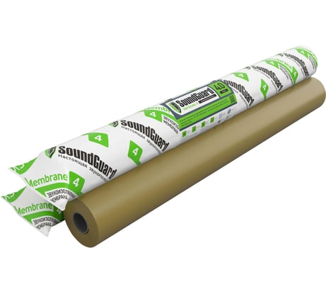 Звукоизоляционная мембрана Soundguard Membrane 4 2500x1200x4 мм 225015