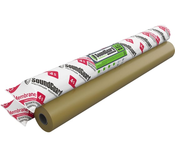 Звукоизоляционная мембрана Soundguard Membrane 4 S 2500x1200x4 мм 221597 1