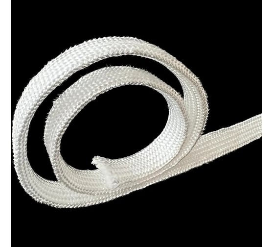 Кремнеземный шнур ЭКОВУЛ (EKOWOOL) ШК-5 (1 нить) диаметр 5 мм, 100 метров 10054