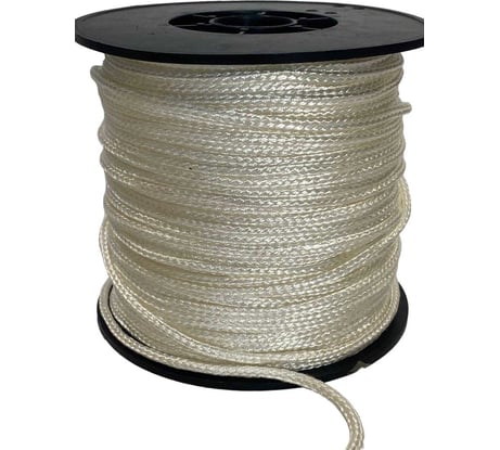 Кремнеземный шнур ЭКОВУЛ (EKOWOOL) ШК-6 (1 нить) диаметр 6 мм, 100 метров 10055