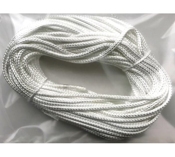 Шнур кремнеземный ШКНН-1 (3 мм; 20 м) ЭКОВУЛ (EKOWOOL) 10003