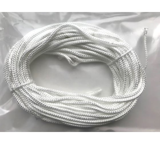 Шнур кремнеземный ШКНН-1 (3 мм; 10 м) ЭКОВУЛ (EKOWOOL) 10002