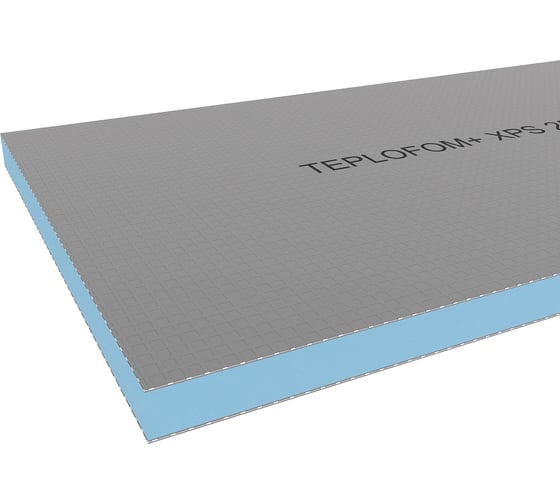 Теплоизоляционная панель Teplofom+ 2500x600x40мм 40XPS-02