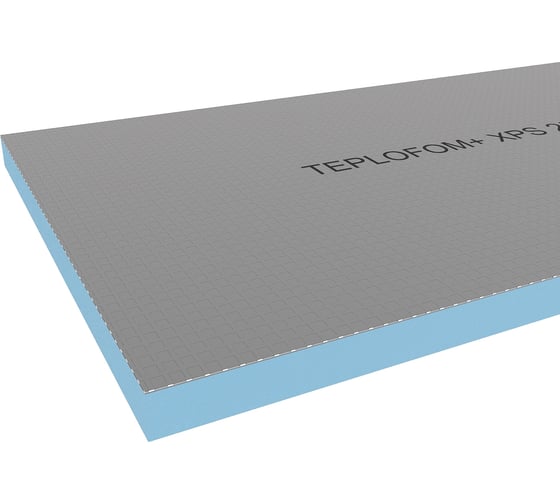 Теплоизоляционная панель Teplofom+ 2500x600x40мм 40XPS-01
