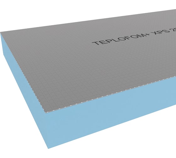 Теплоизоляционная панель Teplofom+ 2500x600x100мм 100XPS01