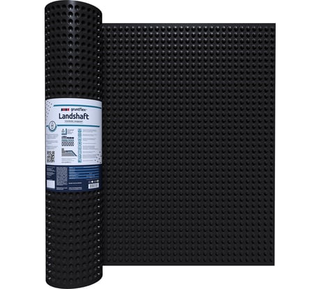 Профилированная мембрана Gruntflex Landshaft 1х10 м, 10 кв.м GRULA.1.10