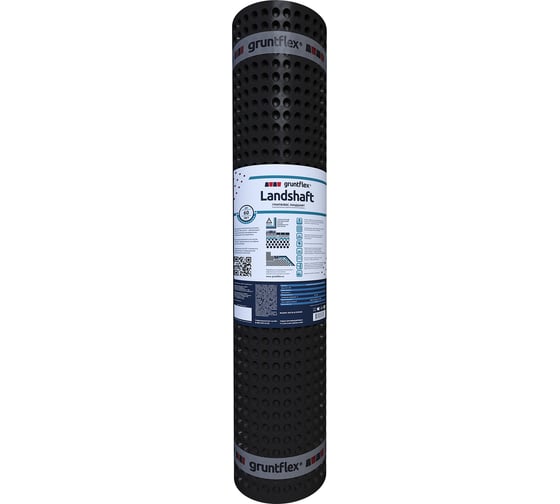 Профилированная мембрана Gruntflex Landshaft 1х10 м, 10 кв.м GRULA.1.10