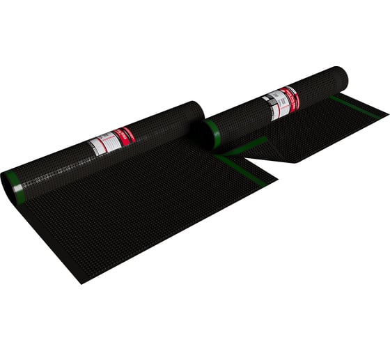 Профилированная мембрана с клеевыми полосами Gruntflex Heavy Duty 550 2х20 м, 40 кв.м GRUHD55.2.40