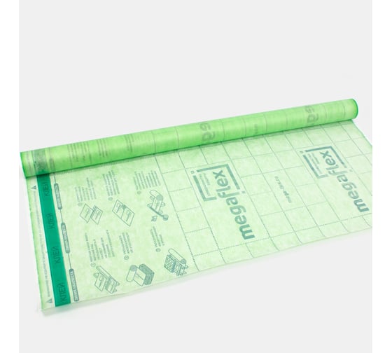 Пароизоляция Megaflex ParoStop В ш 1.6 м, 35 кв.м, двухслойная пленка  MFPST.160.35