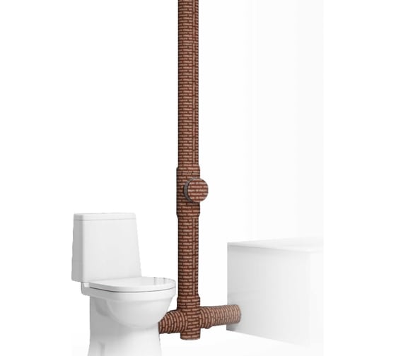 Комплект для шумоизоляции канализационных труб TONLOS PIPE 4640107330080