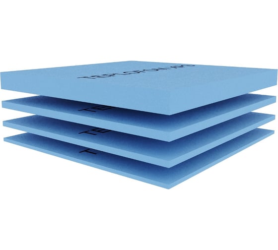 Утеплитель Teplofom XPS без армирующей сетки, 20мм, 600x600, в упаковке 10 шт Ут20 1