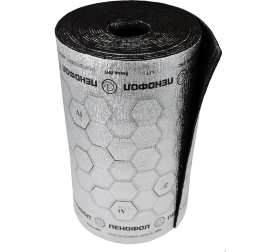 Самоклеящийся материал ПЕНОФОЛ Black с05 /0,6-10 (6м2) С050610В 1
