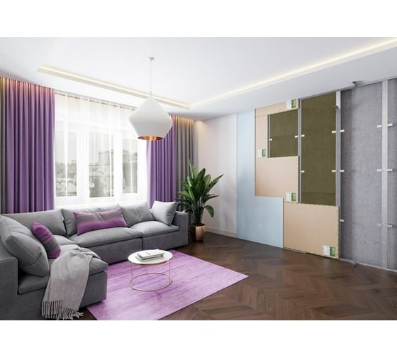 Звукоизоляционная панель Soundguard ЭкоЗвукоИзол 1200x800x13 мм 101034