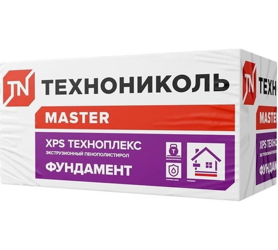 Пенополистирол Технониколь ТЕХНОПЛЕКС/TECHNOPLEX Фундамент 1180х580х100-L 24 шт/пал 4506580453107