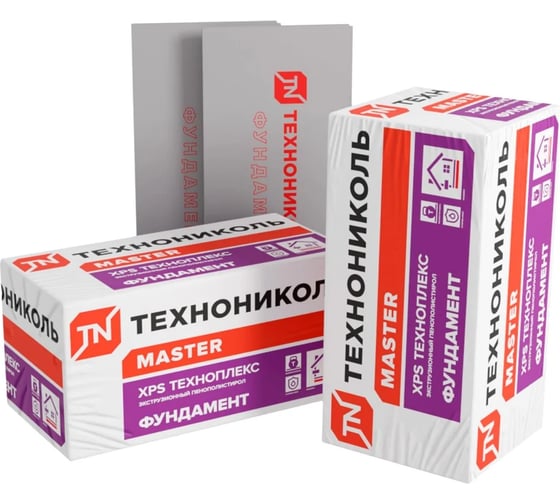 Пенополистирол Технониколь XPS ТЕХНОПЛЕКС ФУНДАМЕНТ 250 1180х580х50-L TN798768
