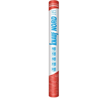 Влаго- и ветрозащитная мембрана Knauf Insulation KNAUF NORD Superdiffusion 75 кв. м 767537