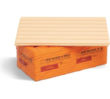 Экструдированный пенополистирол PENOPLEX стена; 100x585x1185 мм TU0-0003117