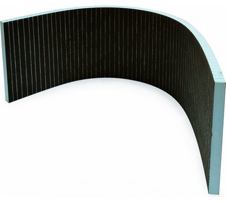 Теплоизоляционная панель Ruspanel XPS RPG Real поперечный пропил, 2500x600x40 мм, армированная RPG3RL40#2/2500/TR