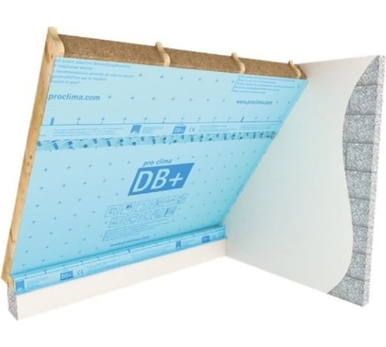 DB+ пароизоляционная мембрана Pro Clima из армированного строительного картона, 1.35 м х 50 м арт. 10086