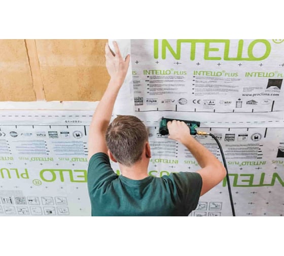 Армированая пароизоляционная мембрана Pro Clima INTELLO PLUS 1.5 м х 50 м арт. 10092