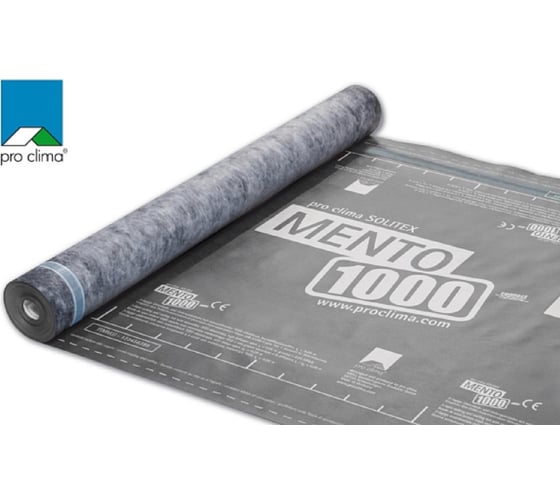 Ветровлагозащитная мембрана Pro Clima SOLITEX MENTO 1000 connect 1.5 м х 50 м арт. 12219