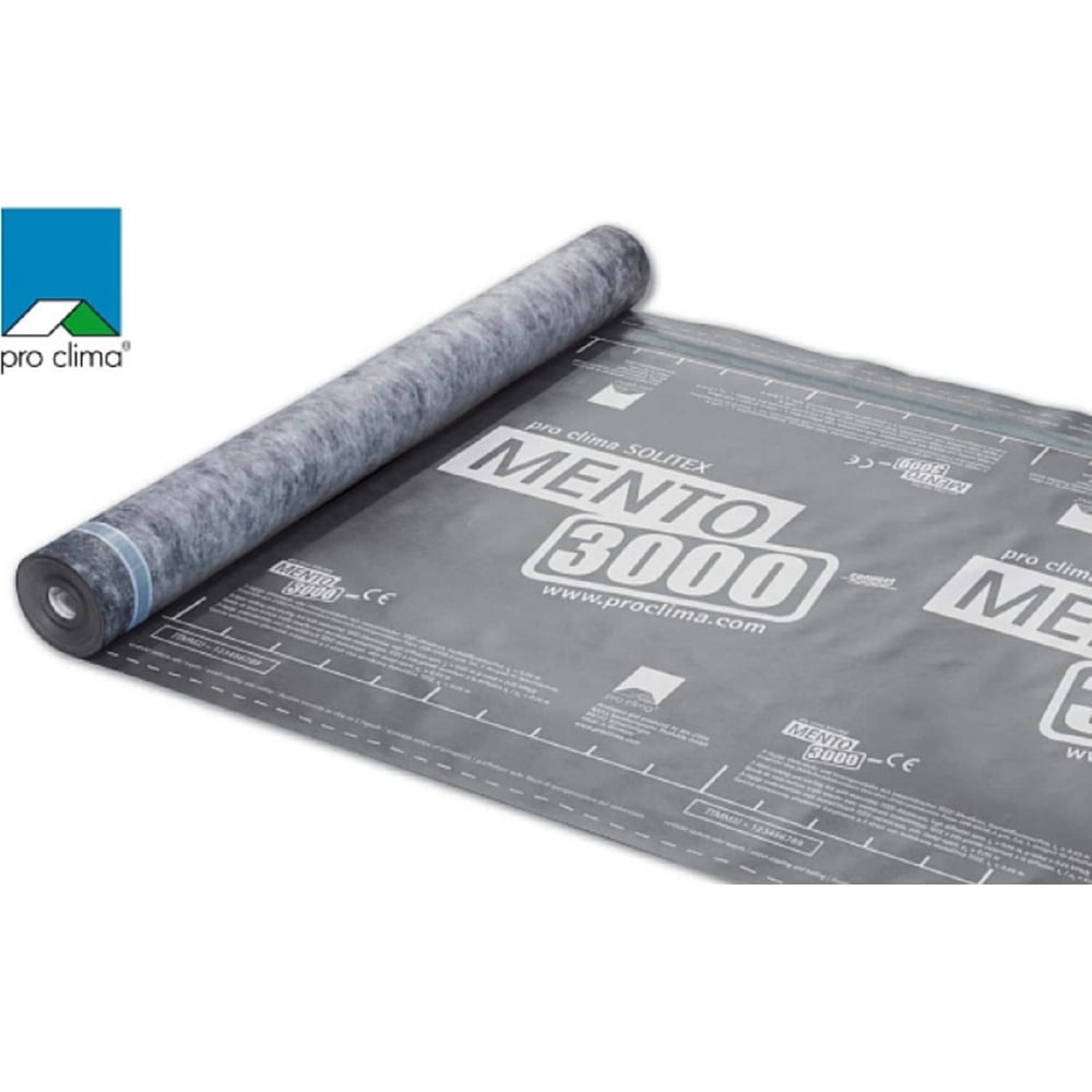 Ветровлагозащитная мембрана Pro Clima SOLITEX MENTO 3000 connect 1.5 м ...