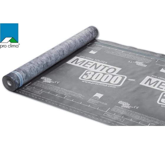 Ветровлагозащитная мембрана Pro Clima SOLITEX MENTO 3000 connect 1.5 м х 50 м арт.12909