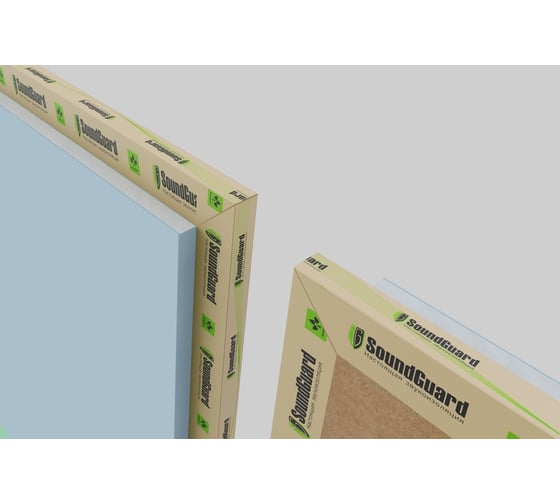 Звукоизоляционный влагостойкий гипсокартон Soundguard gipsofon плук 1000x1200x12,5 мм 141304