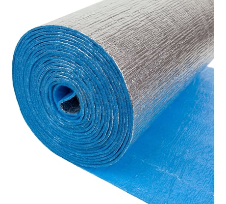 Самоклеящаяся теплоизоляция с фольгой нпэ-лф НПС Развитие тип с 10 мм 0,6x15 м 9м2 4620018382248