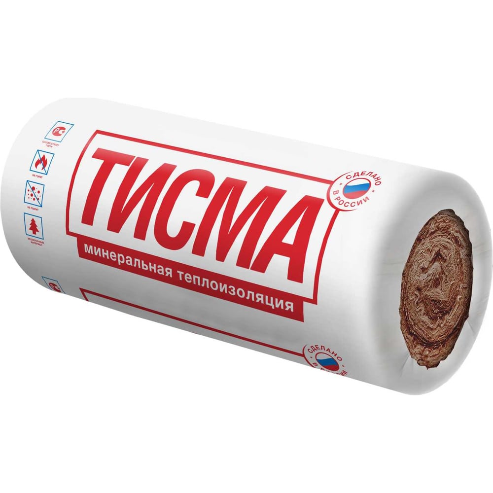  Knauf Insulation Тисма 50x1200x8300 мм, 19.9 кв. м, 2 мата .