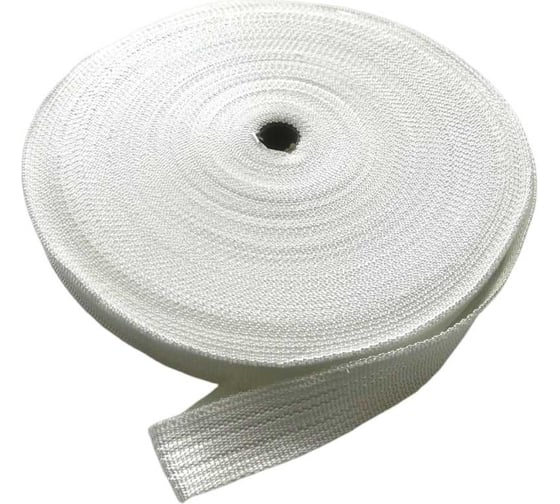 Кремнеземная лента ЭКОВУЛ (EKOWOOL) МКЛ-0,6(30), 50 метров, ширина 30 мм, толщина 0.6 мм 10022
