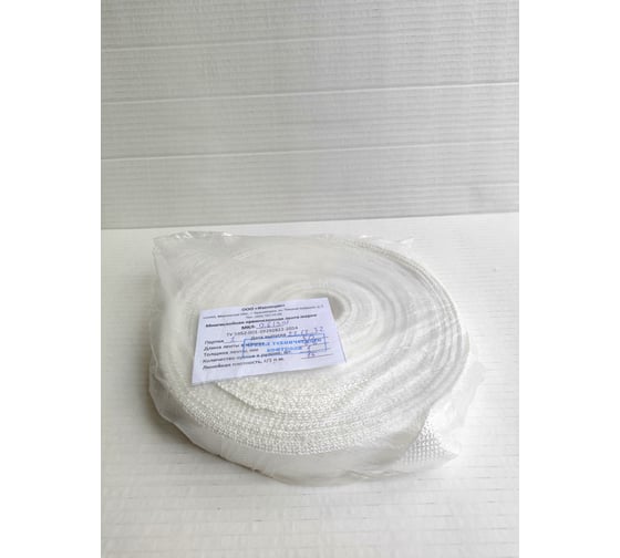 Кремнеземная лента ЭКОВУЛ (EKOWOOL) МКЛ-0,6(30), 50 метров, ширина 30 мм, толщина 0.6 мм 10022