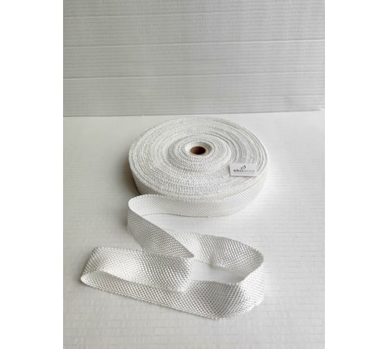 Кремнеземная лента ЭКОВУЛ (EKOWOOL) МКЛ-0,6(30), 50 метров, ширина 30 мм, толщина 0.6 мм 10022