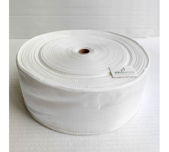 Кремнеземная лента ЭКОВУЛ (EKOWOOL) КЛ-11-9,4 100 метров, ширина 94 мм, толщина 0.28 мм 10038