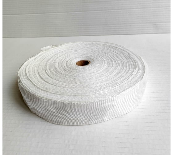 Кремнеземная лента ЭКОВУЛ (EKOWOOL) КЛ-11-3,5 100 метров, ширина 35 мм, толщина 0.28 мм 10035