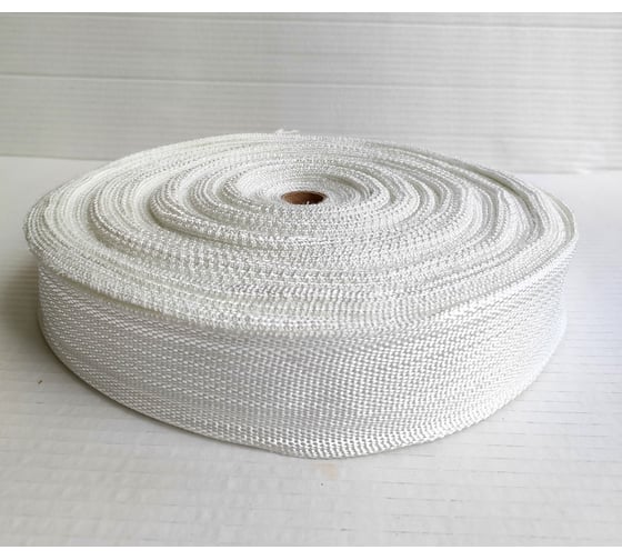 Кремнеземная лента ЭКОВУЛ (EKOWOOL) МКЛ-1,0(50), 50 метров, ширина 50 мм, толщина 1 мм 10026