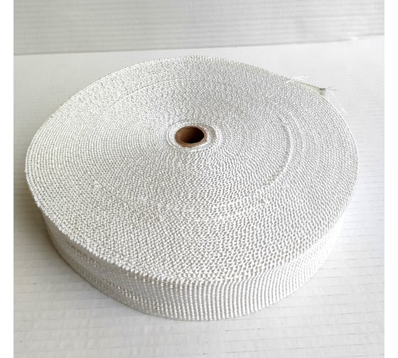 Кремнеземная лента ЭКОВУЛ (EKOWOOL) МКЛ-2,0(50), 25 метров, ширина 50 мм, толщина 2 мм 10030