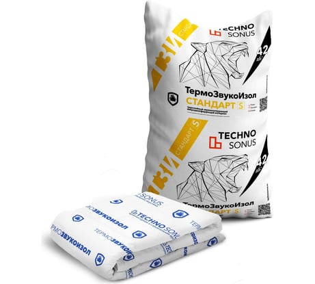 Мат для звукоизоляции термозвукоизол стандарт s Техносонус 5м х 1,5м х 14мм 7,5 м2 1300100019
