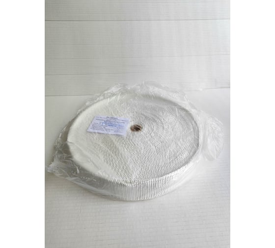 Кремнеземная лента ЭКОВУЛ (EKOWOOL) МКЛ-3,0(50), 25 м, ширина 50 мм, толщина 3,0 мм 10033