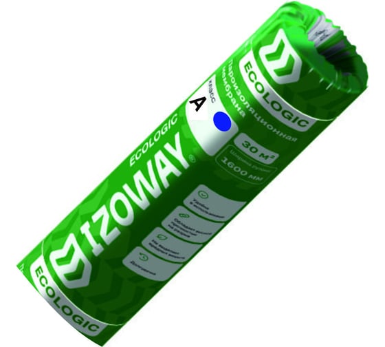 Ветрозащитная паропроницаемая мембрана IZOWAY A ECO 30 м2 19212