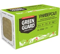 Каменная вата GreenGuard Универсал (8 шт; 1200х600х50 мм) ТЕХНОНИКОЛЬ тов-162106