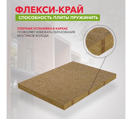 Теплоизоляционная плита RWL ЛАЙТ БАТТС СКАНДИК 50 мм 132919