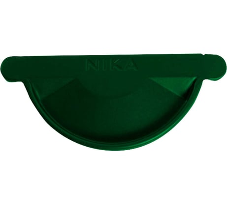 Заглушка желоба NIKA круглая RAL 6005 (темно-зеленый) В0000019205