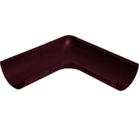 Угол желоба NIKA внутренний, круглый, двусторонний, RAL 3005 (вишневый) В0000019184