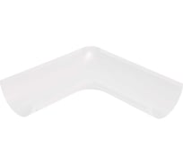 Угол желоба NIKA внутренний, круглый, двусторонний, RAL 9003 (белый) В0000019254